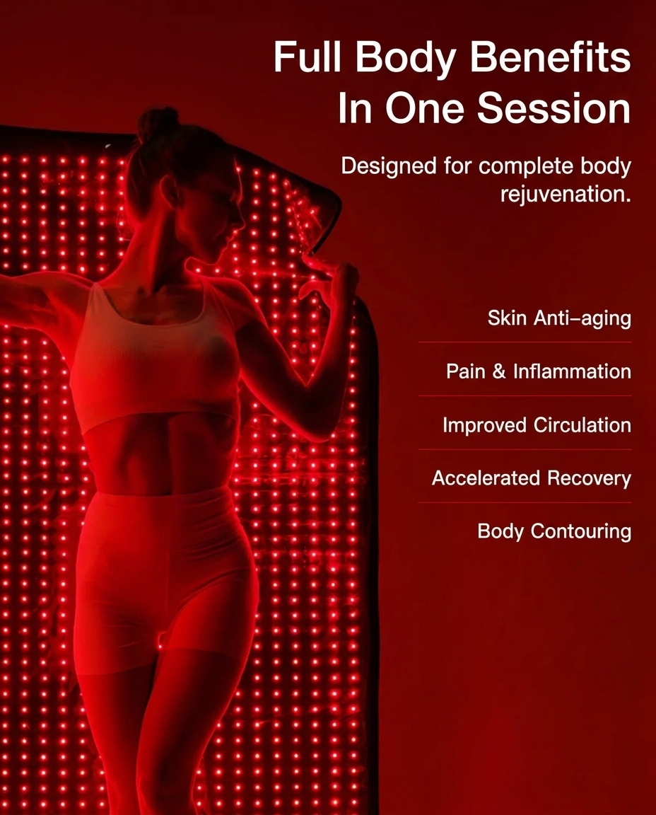 Full-Body Red & Infrared Light Therapy Mat